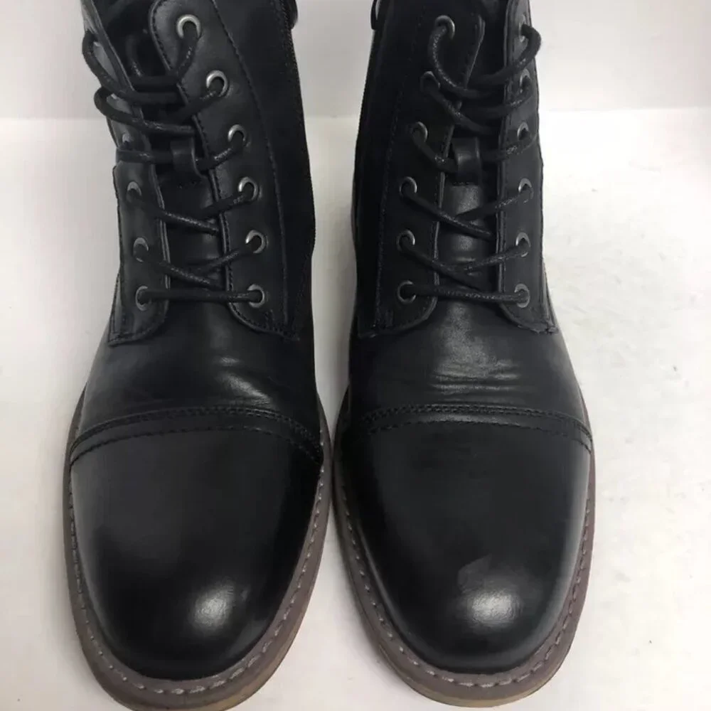 Vintage Milan Men’s Vostey, Black Zip Boots, Size 9.5M